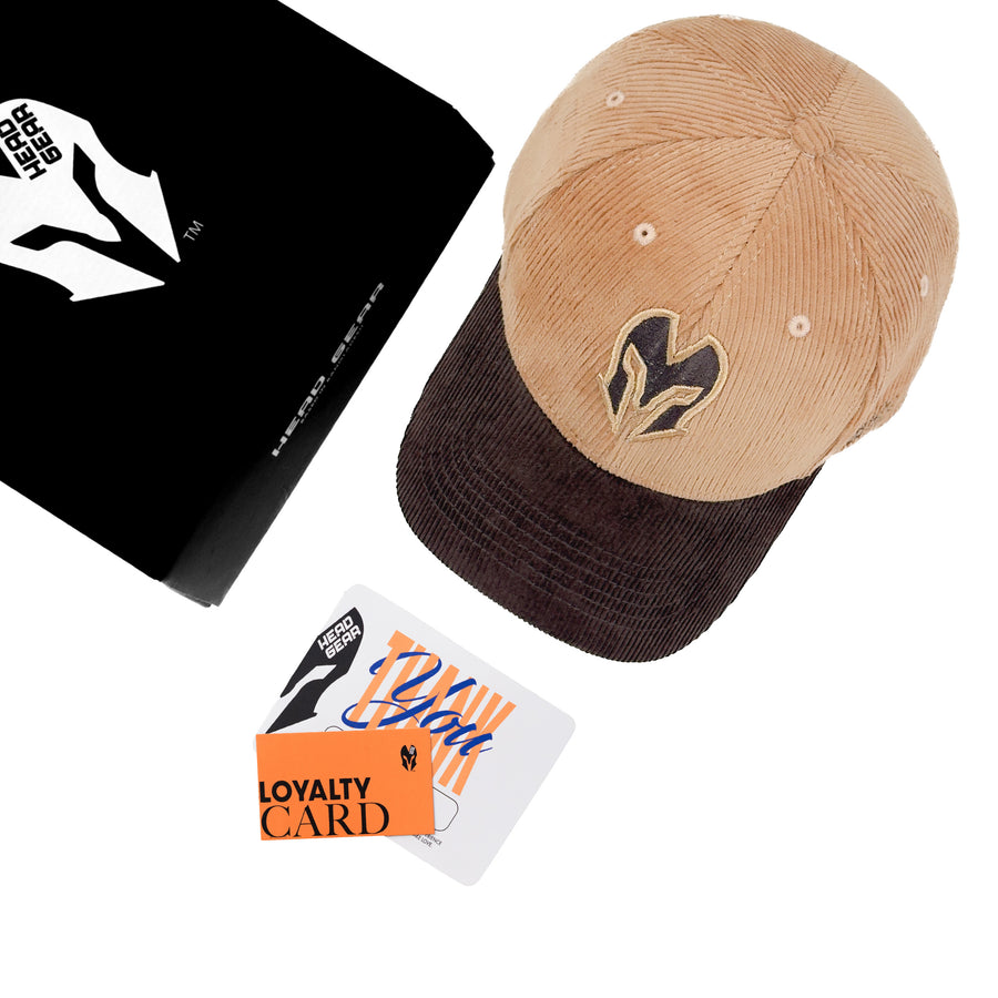 HEAD GEAR BEIGE REDEFINED CORD CAP
