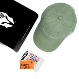 HEAD GEAR I AM NOT FAMOUS DENIM CAP