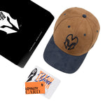 HEAD GEAR BROWN REDEFINED SUEDE CAP