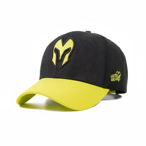 HEAD GEAR BLACK AND NEON REDEFINED SUEDE CAP