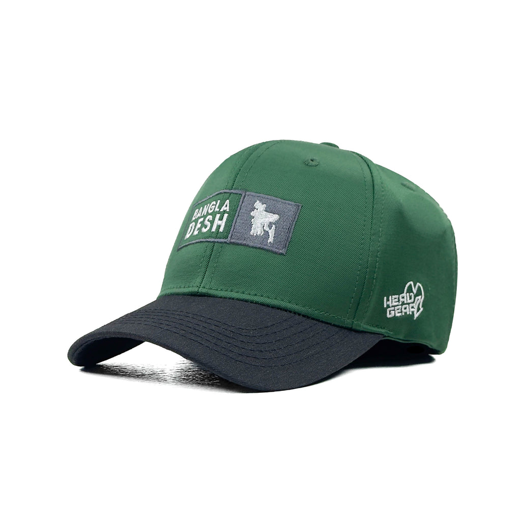 HEAD GEAR BANGLADESH GREEN GREY CAP
