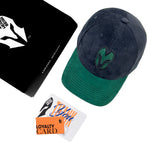 HEAD GEAR BLACK AND GREEN REDEFINED CORD CAP