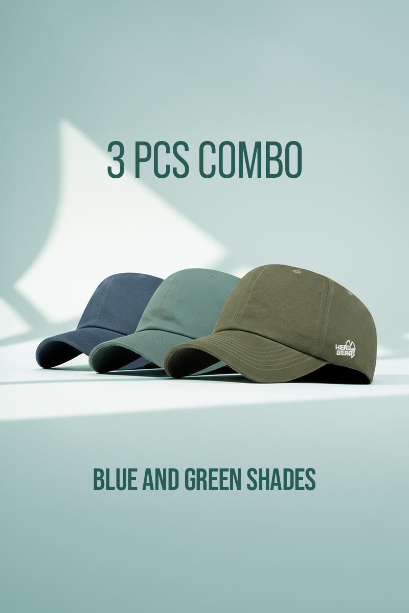 3 PCS COMBO OF BLUE AND GREEN SHADES