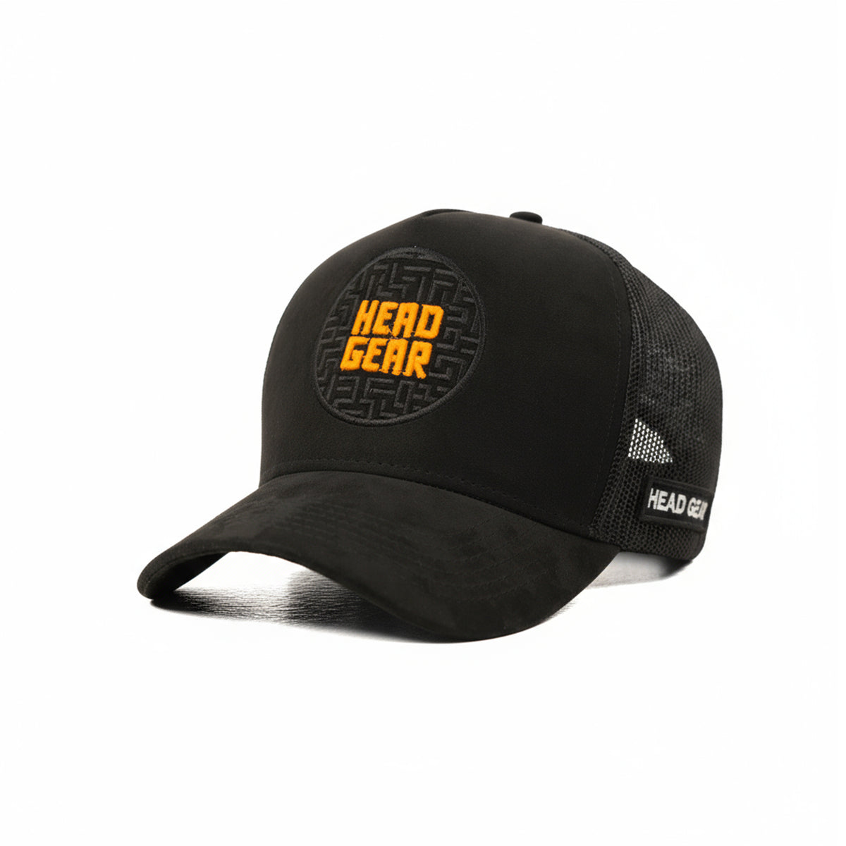 HEAD GEAR BLACK MAZE TRUCKER CAP
