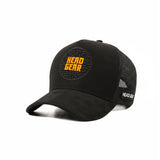 HEAD GEAR BLACK TRUCKER CAP