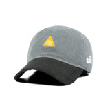 HEAD GEAR CAUTION WASHED DENIM CAP