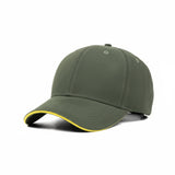HEAD GEAR ELEGANTE ZERO GREEN SANDWICH YELLOW CAP (NO LOGO)