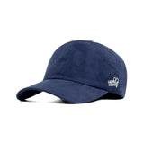 HEAD GEAR SOLID NAVY BLUE SUEDE CAP