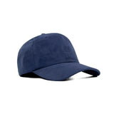 HEAD GEAR SOLID NAVY BLUE SUEDE CAP