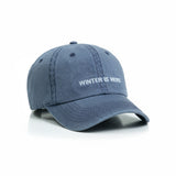 HEAD GEAR WINTER IS HERE DENIM CAP