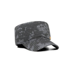 HEAD GEAR GREY WITH LEATHER PATCH CAPTAIN'S CAP
