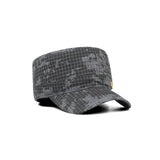 HEAD GEAR GREY WITH LEATHER PATCH CAPTAIN'S CAP