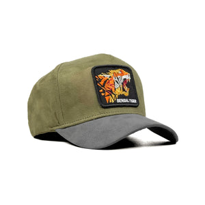 HEAD GEAR BENGAL TIGER 3D PATCH PREMIUM HIGH CROWN CAP