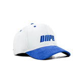 HEAD GEAR DOPE WHITE AND BLUE CAP