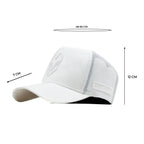HEAD GEAR WHITE SUPER SUEDE TRUCKER CAP