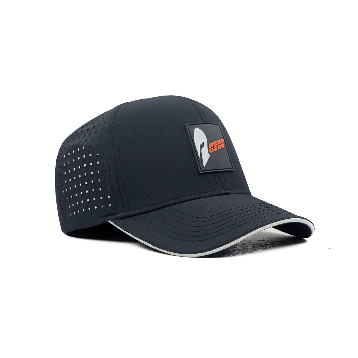 HEAD GEAR BLACK ACTI FLEX STRIKE SANDWICH CAP