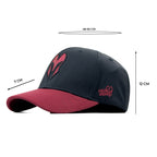 HEAD GEAR BLACK AND RED WINE REDEFINED TWILL CAP