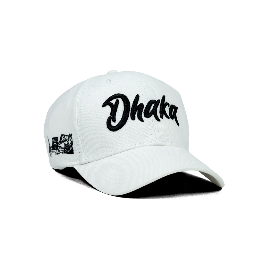 DHAKA WHITE NEW EDITION HEAD GEAR CAP