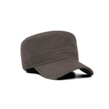 HEAD GEAR COFFEE WITH LEATHER PATCH CAPTAIN'S CAP