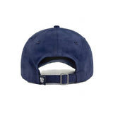 HEAD GEAR SOLID NAVY BLUE SUEDE CAP