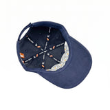 HEAD GEAR SOLID NAVY BLUE SUEDE CAP