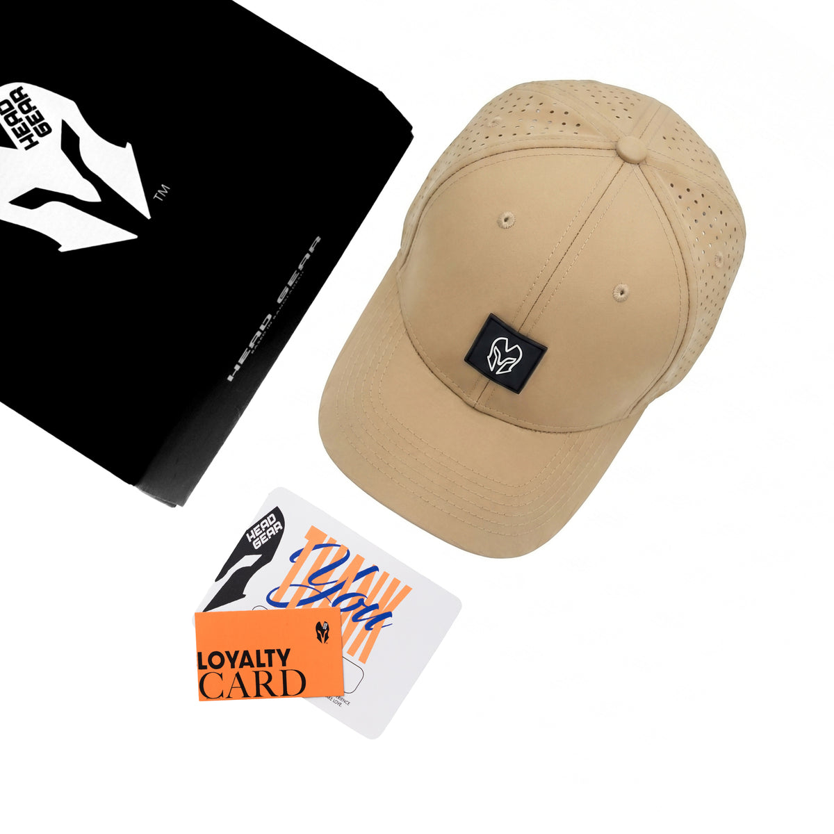HEAD GEAR BEIGE ACTI FLEX CAP
