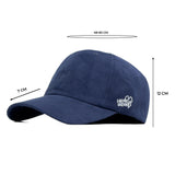 HEAD GEAR SOLID NAVY BLUE SUEDE CAP