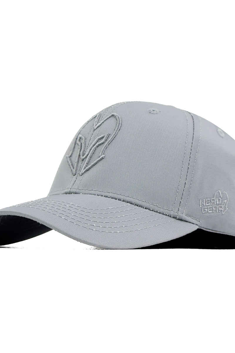 HEAD GEAR LIGHT GREY SUPER TWILL CAP