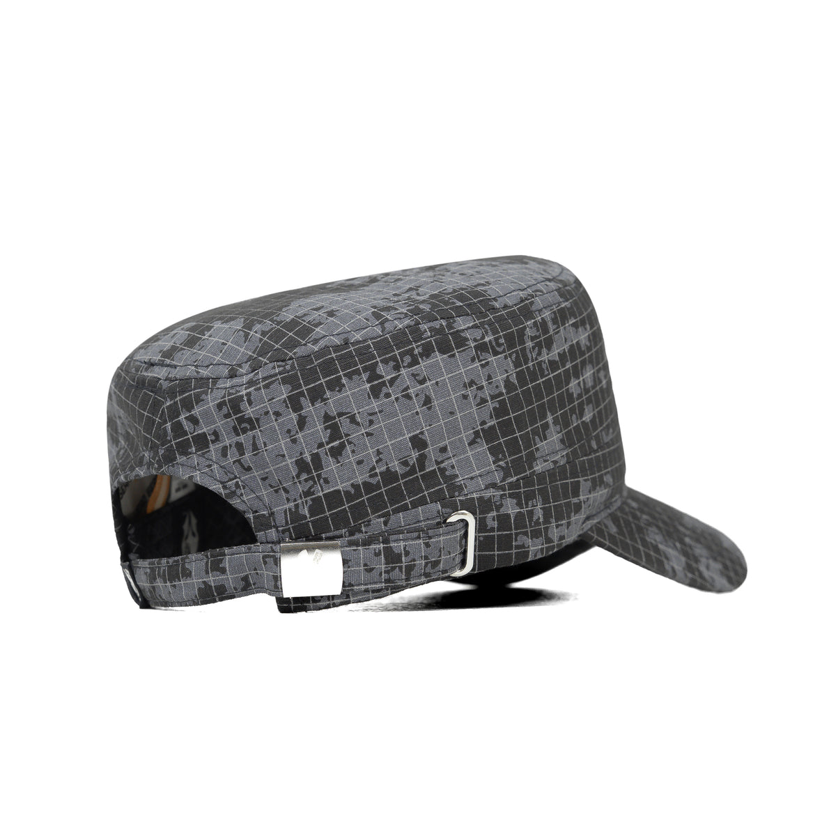HEAD GEAR GREY WITH LEATHER PATCH CAPTAIN'S CAP