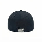 HEAD GEAR SOLID BLACK FITTED CAP
