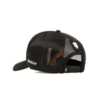 HEAD GEAR BLACK MAZE TRUCKER CAP