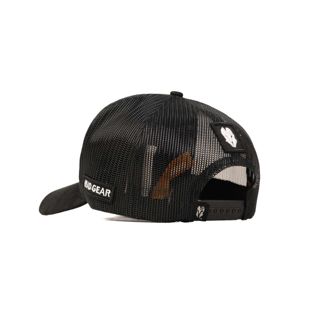 HEAD GEAR BLACK MAZE TRUCKER CAP