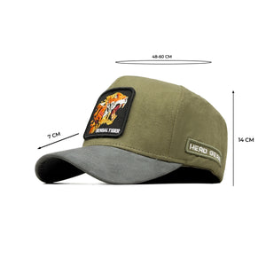 HEAD GEAR BENGAL TIGER 3D PATCH PREMIUM HIGH CROWN CAP