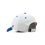 HEAD GEAR DOPE WHITE AND BLUE CAP