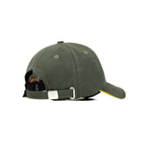 HEAD GEAR ELEGANTE ZERO GREEN SANDWICH YELLOW CAP (NO LOGO)