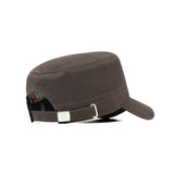 HEAD GEAR COFFEE WITH LEATHER PATCH CAPTAIN'S CAP