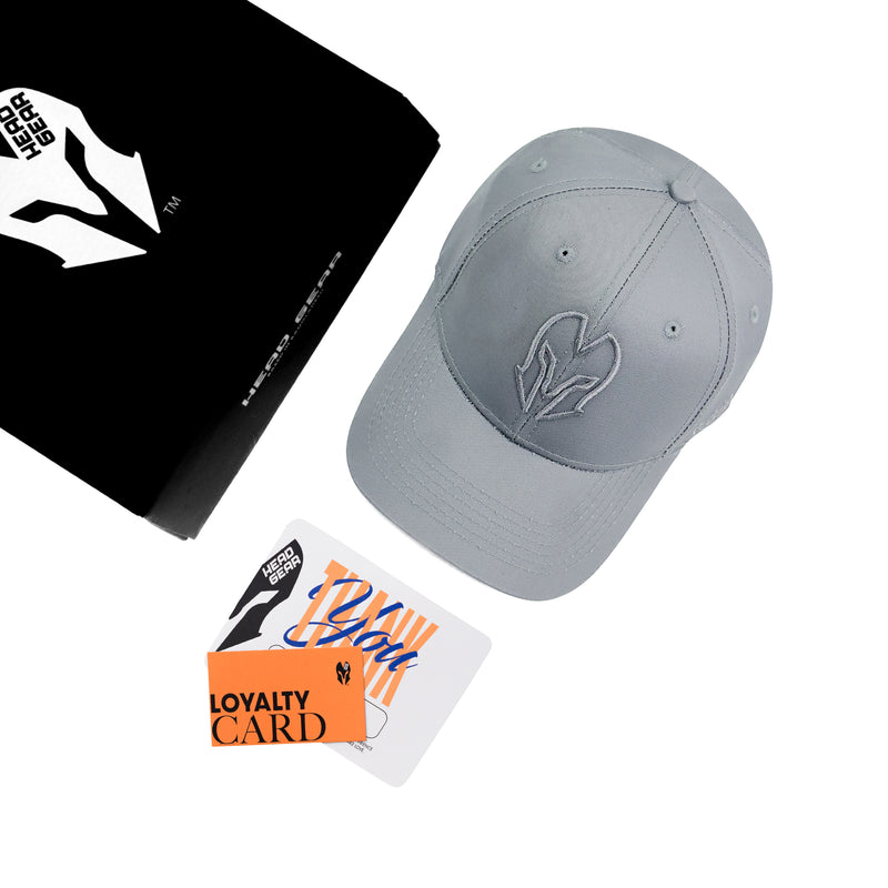 HEAD GEAR LIGHT GREY SUPER TWILL CAP