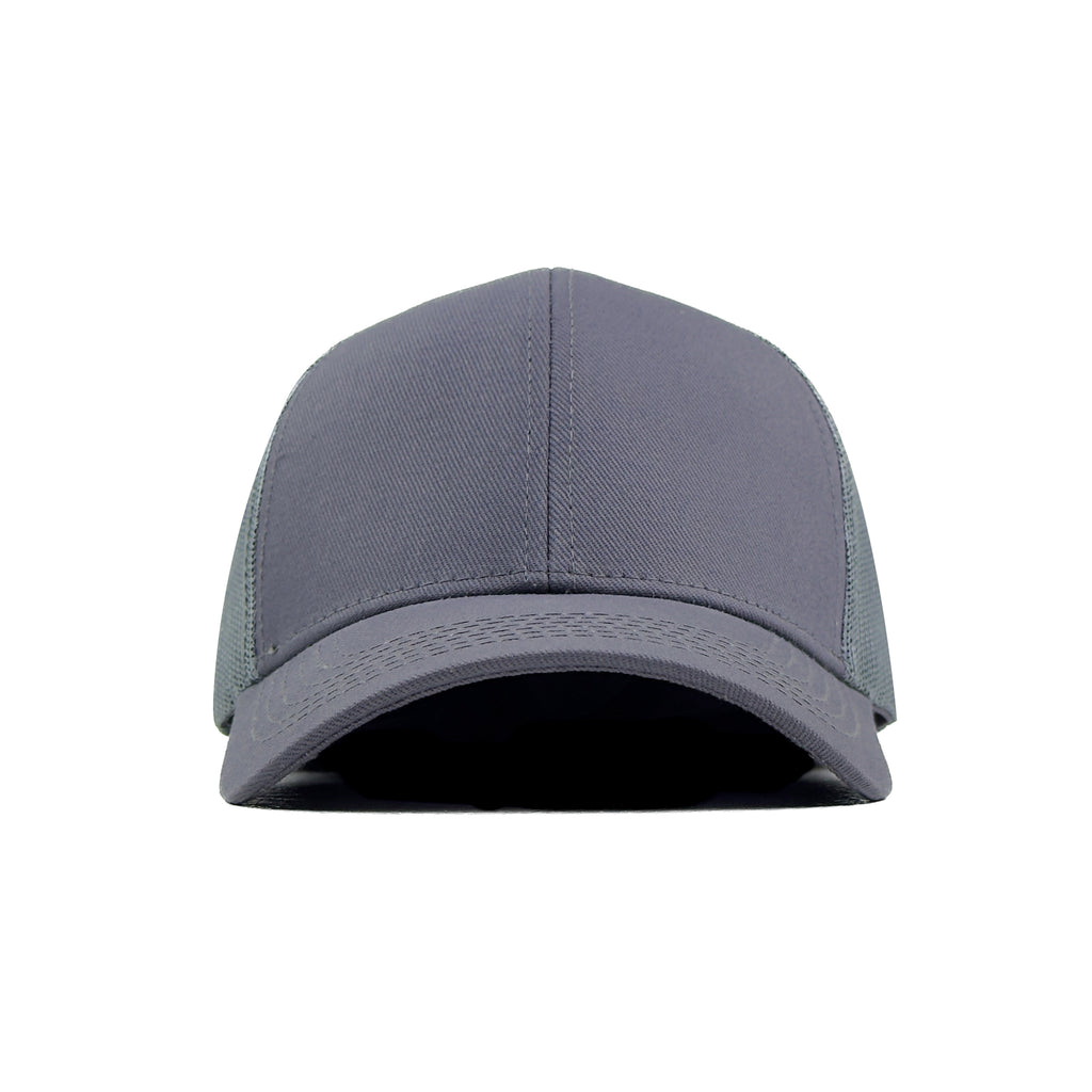 HEAD GEAR SOLID GREY TRUCKER CAP