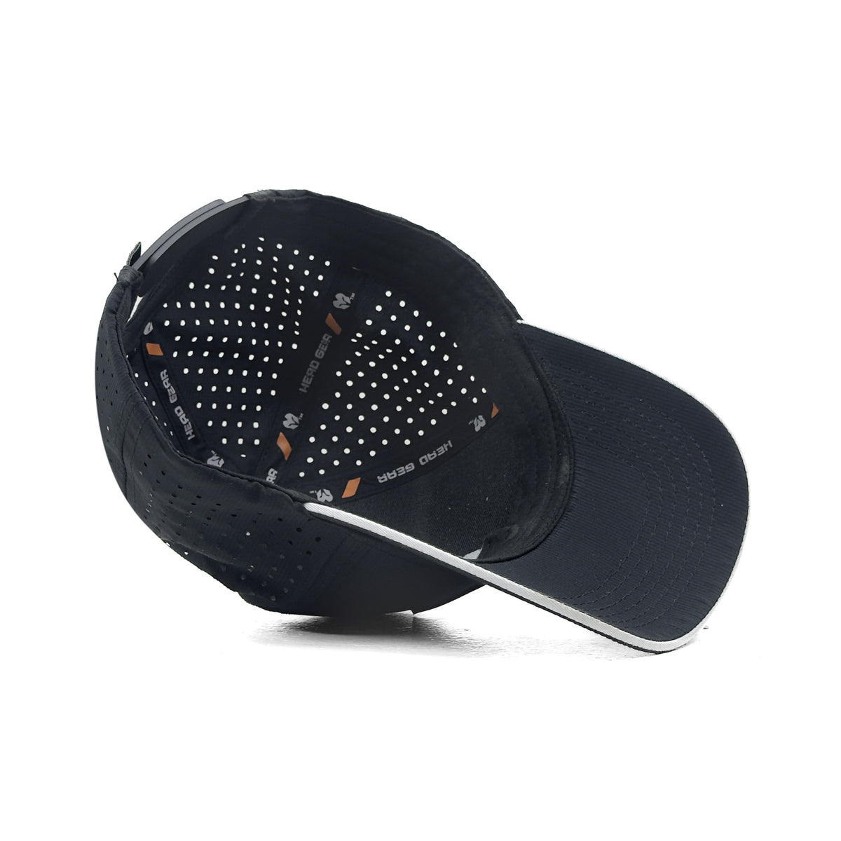 HEAD GEAR BLACK ACTI FLEX STRIKE SANDWICH CAP
