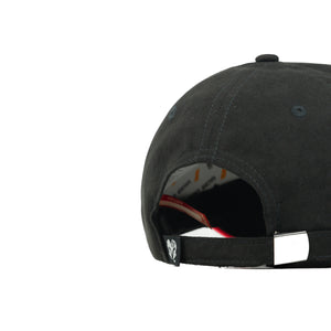 HEAD GEAR ELEGANTE ZERO BLACK SANDWICH ORANGE CAP (NO LOGO)