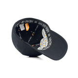 HEAD GEAR SOLID BLACK FITTED CAP
