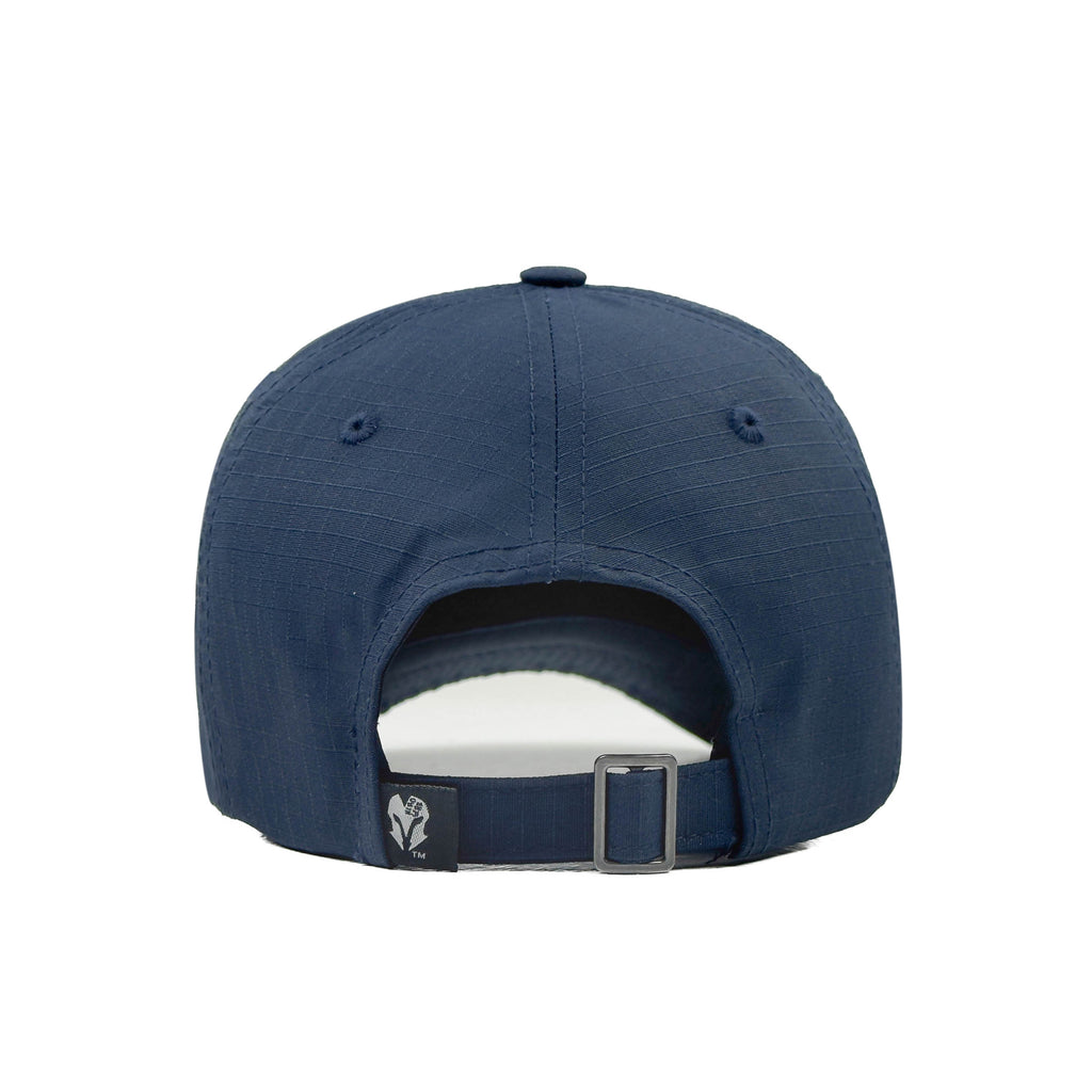 HEAD GEAR SOLID NAVY BLUE TEXTURED TWILL CAP
