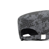 HEAD GEAR GREY WITH LEATHER PATCH CAPTAIN'S CAP