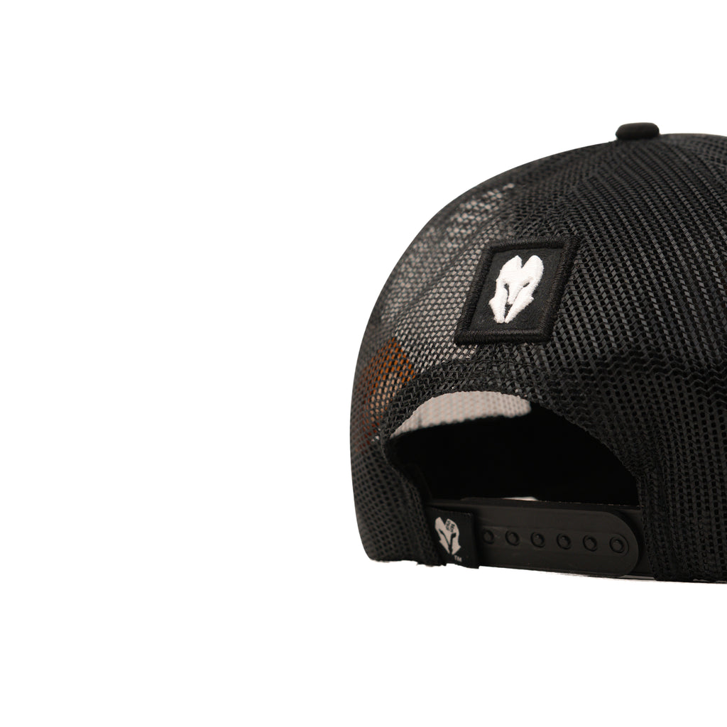 HEAD GEAR BLACK MAZE TRUCKER CAP