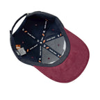 HEAD GEAR BELIEVE CLUB CAP - BLACK & BURGUNDY