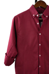 FOUNDER'S SOLID SHIRT - MAROON