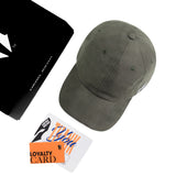 HEAD GEAR SOLID GREY SUEDE CAP