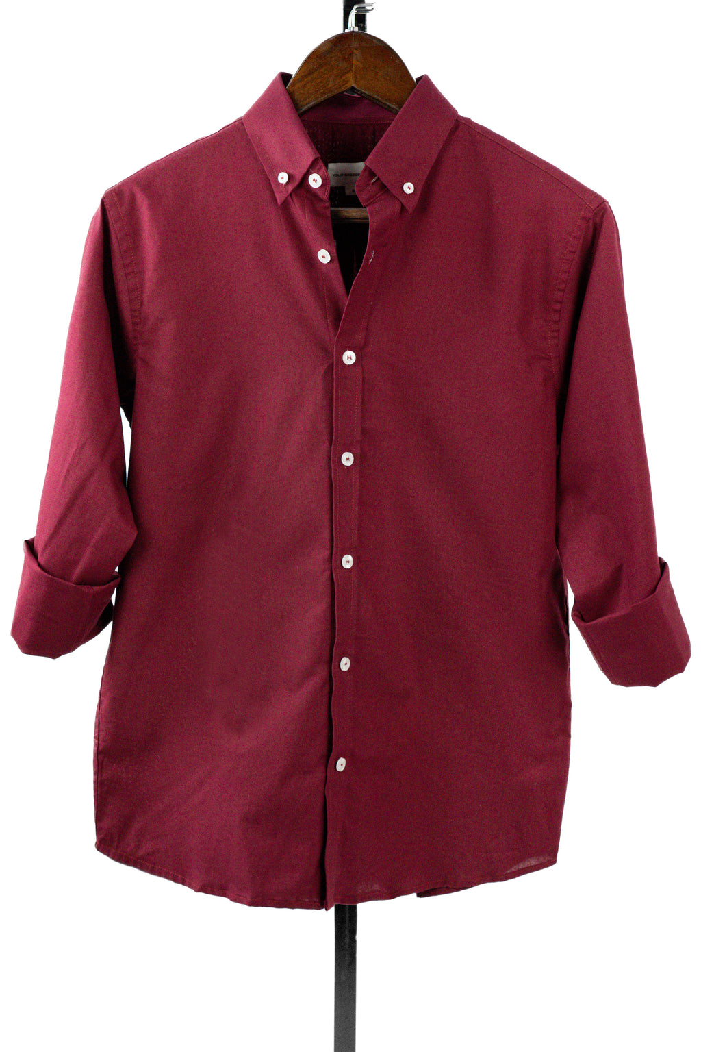FOUNDER'S SOLID SHIRT - MAROON