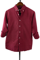 FOUNDER'S SOLID SHIRT - MAROON