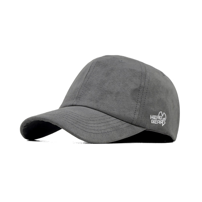 HEAD GEAR SOLID GREY SUEDE CAP